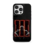COD BO3 red III soldier iPhone 16 Pro Max Black Case