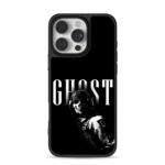COD Ghost soldier GHOST text Phone Case for iPhone 11-17 & Samsung Galaxy S24-S26