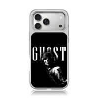 COD Ghost soldier GHOST text iPhone 17 Pro Max Electroplated Silver Case1