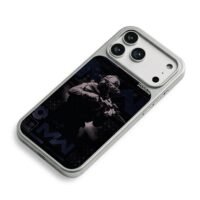 COD MW night vision soldier iPhone 17 Pro Max Electroplated Silver Case2