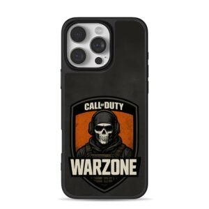 COD Warzone skull badge Phone Case for iPhone 11-17 & Samsung Galaxy S24-S26