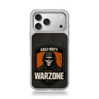 COD Warzone skull badge iPhone 17 Pro Max Electroplated Silver Case1
