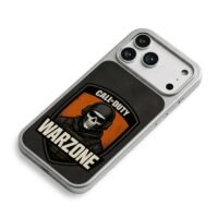 COD Warzone skull badge iPhone 17 Pro Max Electroplated Silver Case2