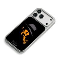 Cohen smoking man fedora silhouette Phone Case for iPhone 11-17 & Samsung Galaxy S24-S26 - Image 5