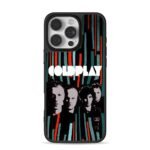 Coldplay band members stripes iPhone 16 Pro Max Black Case