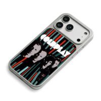 Coldplay band members stripes iPhone 17 Pro Max Electroplated Silver Case2