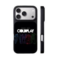 Coldplay concert jacket art iPhone 17 Pro Max Black Case