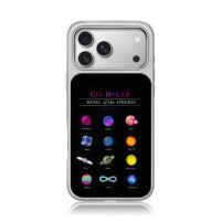 Coldplay Music of the Spheres iPhone 17 Pro Max Electroplated Silver Case1