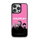 Coldplay pink glitch band art Phone Case for iPhone 11-17 & Samsung Galaxy S24-S26