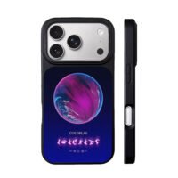Coldplay purple blue globe iPhone 17 Pro Max Black Case