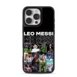 Collage of Leo Messi trophy moments Phone Case for iPhone 11-17 & Samsung Galaxy S24-S26