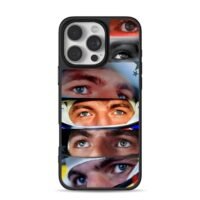 Collage of Max Verstappen F1 eyes Phone Case for iPhone 11-17 & Samsung Galaxy S24-S26