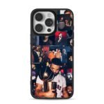 Collage of rapper Drake photos iPhone 16 Pro Max Black Case