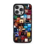 Collage of Spotify Eminem Bad Bunny Phone Case for iPhone 11-17 & Samsung Galaxy S24-S26