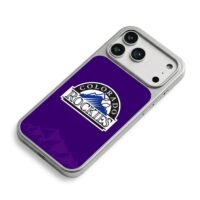 Colorado Rockies baseball logo iPhone 17 Pro Max Electroplated Silver Case2