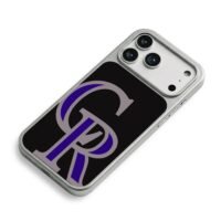 Colorado Rockies CR MLB team logo Phone Case for iPhone 11-17 & Samsung Galaxy S24-S26 - Image 5