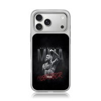 Conor McGregor MMA victory art iPhone 17 Pro Max Electroplated Silver Case1