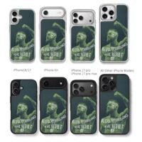 Conor McGregor success flexing Chris Brown Phone Case Black Electroplated Silver For Iphone 11 To 17