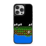 Contra classic NES pixel game scene Phone Case for iPhone 11-17 & Samsung Galaxy S24-S26