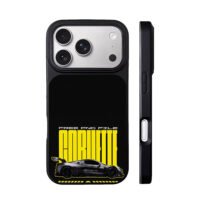 Corvette GT3R black supercar iPhone 17 Pro Max Black Case