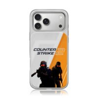 Counter Strike 2 two soldiers iPhone 17 Pro Max Electroplated Silver Case1