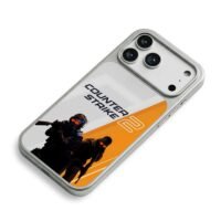 Counter Strike 2 two soldiers iPhone 17 Pro Max Electroplated Silver Case2