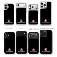 Counter Strike soldier logo Chris Brown Phone Case Black Electroplated Silver For Iphone 11 To 17