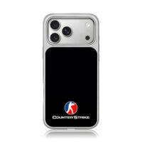 Counter Strike soldier logo iPhone 17 Pro Max Electroplated Silver Case1