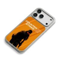 CounterStrike2 soldier orange iPhone 17 Pro Max Electroplated Silver Case2