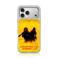 CounterStrike2 soldiers yellow iPhone 17 Pro Max Electroplated Silver Case1