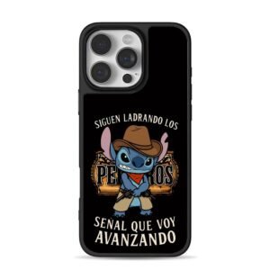 Cowboy Stitch Spanish text iPhone 16 Pro Max Black Case