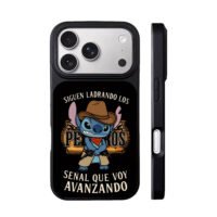 Cowboy Stitch Spanish text iPhone 17 Pro Max Black Case
