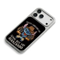 Cowboy Stitch Spanish text iPhone 17 Pro Max Electroplated Silver Case2