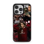 CR7 soccer collage with trophy Phone Case for iPhone 11-17 & Samsung Galaxy S24-S26