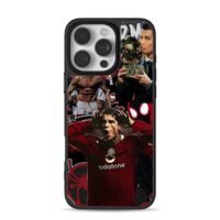 CR7 soccer collage with trophy Phone Case for iPhone 11-17 & Samsung Galaxy S24-S26