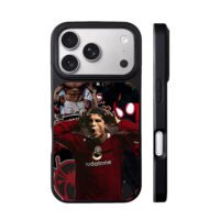 CR7 soccer collage with trophy iPhone 17 Pro Max Black Case