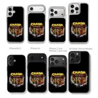Crash Bandicoot jungle art Chris Brown Phone Case Black Electroplated Silver For Iphone 11 To 17