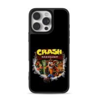 Crash Bandicoot jungle art Phone Case for iPhone 11-17 & Samsung Galaxy S24-S26