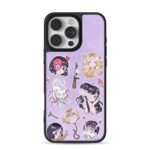 Creepy horror gothic anime stickers Phone Case for iPhone 11-17 & Samsung Galaxy S24-S26