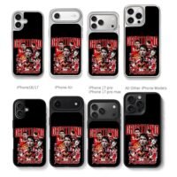 Cristiano Ronaldo Man Utd art Chris Brown Phone Case Black Electroplated Silver For Iphone 11 To 17