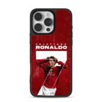Cristiano Ronaldo Man Utd art iPhone 16 Pro Max Black Case