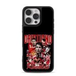 Cristiano Ronaldo Man Utd art Phone Case for iPhone 11-17 & Samsung Galaxy S24-S26