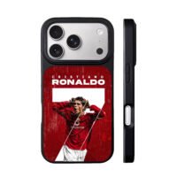 Cristiano Ronaldo Man Utd art iPhone 17 Pro Max Black Case