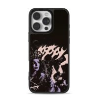 Crying crowned goth flame art iPhone 16 Pro Max Black Case