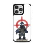 CSGO gas mask sniper red cross Phone Case for iPhone 11-17 & Samsung Galaxy S24-S26