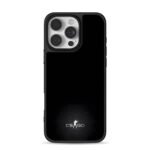 CSGO logo with aiming soldier iPhone 16 Pro Max Black Case