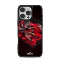 CSGO masked sniper red smoke Phone Case for iPhone 11-17 & Samsung Galaxy S24-S26