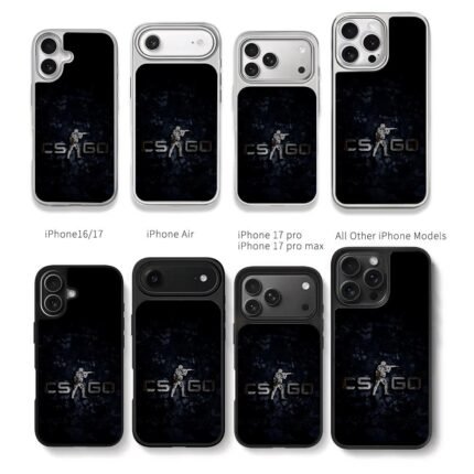 CSGO shooting soldier dark art Chris Brown Phone Case Black Electroplated Silver For Iphone 11 To 17