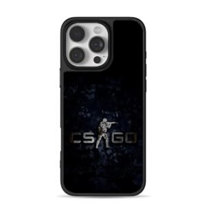 CSGO shooting soldier dark art Phone Case for iPhone 11-17 & Samsung Galaxy S24-S26