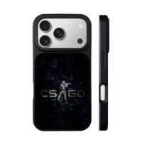 CSGO shooting soldier dark art iPhone 17 Pro Max Black Case